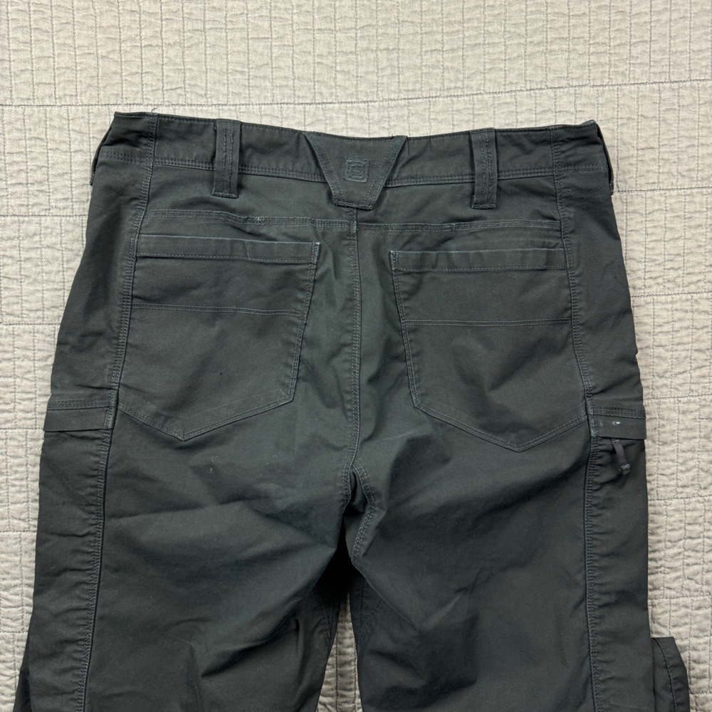 5.11 Tactical Men 34x34 (32x34) Apex Pants Black Cargo Straight Leg Utility Work - Picture 7 of 15